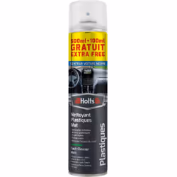 Nettoyant plastique mat senteur voiture neuve 500+100ml - aerosol Nettoie les tableaux de bord, plastiques et garnitures. Fin ...