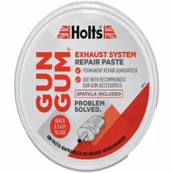 Holts vous propose Gun Gum, un mastic spécial échappement, qui vous permettra de de boucher les trous dans votre échappement  ...