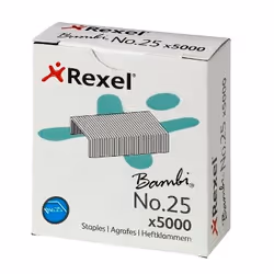 Rexel RX05025, 5000 agrafes, 10 pages, Acier