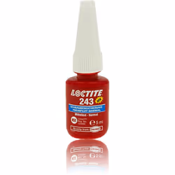 Description générale Le Loctite 243 est un frein filet anaérobie de résistance moyenne, conçu pour sécuriser et sceller les b ...