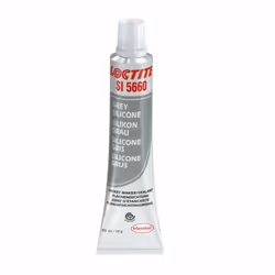 Loctite SI 5660 Silicone joint d'étanchéité , gris, jeux importants, sans étiquetage de sécurité, ces joints d’étanchéité hau ...