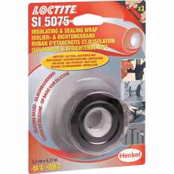 L'isolation et la bande d'étanchéité Loctite 5075 • non-adhésif, ruban auto-amalgamant Universal • Maintient des conditions e ...