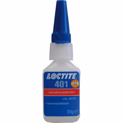 Loctite 401 deuxième liquide adhésif Adhésif instantané universel Viscosité 100 mPa. s. Colle presque tous les plastiques, le ...