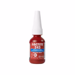 Frein filet moyen 243 10ml Loctite Résistance moyenne. Viscosité moyenne. Temps de fixation rapide. Produit thixotrope pour r ...