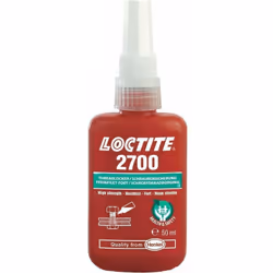 Le LOCTITE 2700 est un freinfilet haute résistance extrêmement efficace pour sécuriser et sceller les boulons, écrous et gouj ...