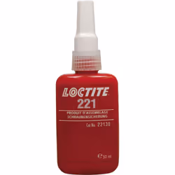 enquête LOCTITE® 221 135331 Contenu: 50 ml description Freinfilet de faible résistance et de faible viscosité. Recommandé pou ...