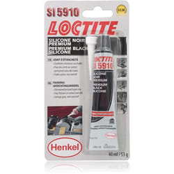Si 5910 - Silicone noir pour joint d'étanchéité carter d'huile, pate à joint carter, haute résistance aux huiles - tube 40 ml - Loctite