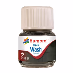 Humbrol Enamel Wash, Noir, Liquide, 28 ml, 1 pièce(s)