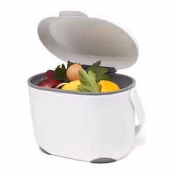 Bac à Compost Compact et Pratique - 2,5 Litres Ce bac à compost compact est la solution idéale pour vos déchets organiques qu ...