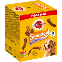 Pedigree SCHMACKOS Multi Mix Chien Friandises Bœuf, Agneau, Volaille 790 g