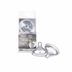 Tommee Tippee Easi-Vent Sauger tétine de biberon Rond Faible débit