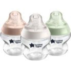 Tommee Tippee Closer To Nature Anti-colic Baby Bottles Set Slow Flow 0m+ 3x150 ml