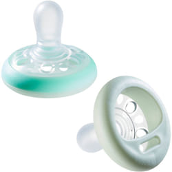 Tommee Tippee Closer To Nature Breast-like Natural Night 0-6m 2 pcs