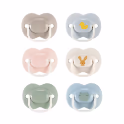 Sucettes - TOMMEE TIPPEE - ANYTIME - 6-18 mois - Lot de 2 sucettes symétriques sans BPA - Capsule de stérilisation réutilisab