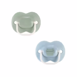 Sucettes - TOMMEE TIPPEE - ANYTIME - 6-18 mois - Lot de 2 sucettes symétriques sans BPA - Capsule de stérilisation réutilisab