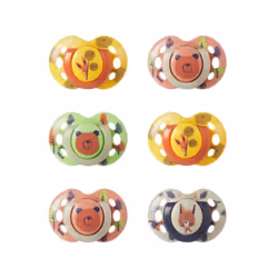 Amusantes et ludiques, les sucettes FUN de Tommee Tippee sont parfaites pour garder les bébés calmes et heureux. La tétine sy ...