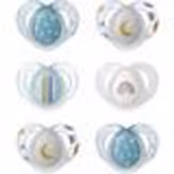 Sucette de nuit - TOMMEE TIPPEE - 6-18 mois - Lot de 6 sucettes phosphorescentes avec capsule de stérilisation réutilisable