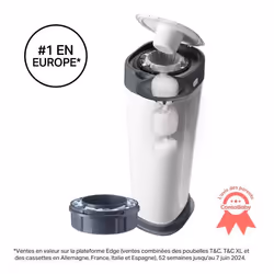 TOMMEE TIPPEE Twist and Click Poubelle à Couches de Taille XL Comprend 1x Recharge avec GREENFILM