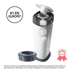 TOMMEE TIPPEE Twist and Click Poubelle à Couches de Taille XL Comprend 1x Recharge avec GREENFILM
