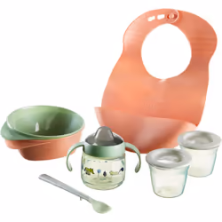 Manger dans de la belle vaisselle donne encore plus d’appétit. Le récipient alimentaire pour enfants Tommee Tippee First Tast ...