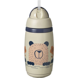 Tommee Tippee Superstar Insulated Straw Grey pour enfant 12m+ 266 ml