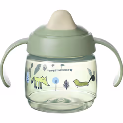 Vous recherchez une tasse qui convienne parfaitement à votre enfant&nbsp;? La tasse Tommee Tippee Superstar 4m+ est idéale po ...