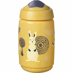 Votre jeune enfant tient difficilement en place ? La tasse Tommee Tippee Superstar 12m+ est conçue pour les enfants acti ...