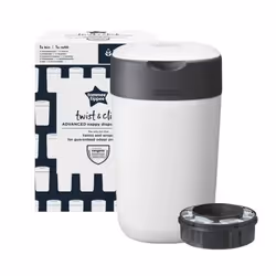 Sangenic 250790309, Poubelle anti-odeurs pour les couches, Blanc, Plastique, Monochromatique