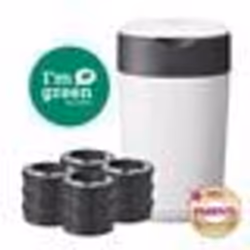 TOMMEE TIPPEE Poubelle à Couches Twist & Click Starter Pack Protection Anti-Odeur Et Anti-Germe Garantie Lot de 12