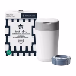 Présentation du Bac à Couches Twist + Click Le Bac à Couches Twist + Click de Tommee Tippee est conçu pour simplifier la vie  ...