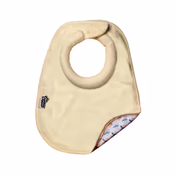Tommee Tippee Bavoir Eponge, Bavoir étanche, Beige, Monochromatique, Velcro, Coton