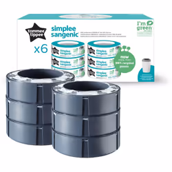 Pour garder la chambre de bébé toujours propre et parfumée, vous pouvez compter sur la recharge Tommee Tippee Simplee. Il suf ...