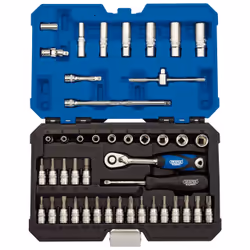 Draper Tools 16446, 1/4", Métrique, 44 tête(s)
