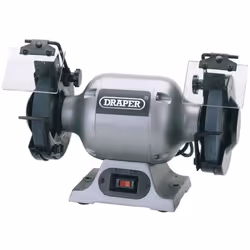 DRAPER 230V 150mm Heavy Duty Bench Grinder. A heavy duty model designed for use in the garage or industrial workshop. - OK