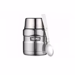 Thermos - boîte alimentaire isotherme 0.45l argenté - 105758