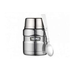 Thermos - boîte alimentaire isotherme 0.45l argenté - 105758