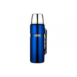 Bouteille isotherme - THERMOS - King - 12L - Bleu métal - Acier inoxydable