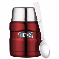 Thermos - boite alimentaire isotherme 0.45l rouge - 184807