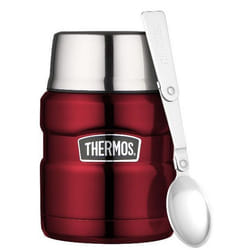 Thermos - boite alimentaire isotherme 0.45l rouge - 184807