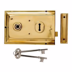 Yale Locks P334 Serrure en applique Laiton Visi 156 x 104 mm Import Grande Bretagne