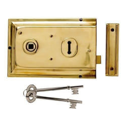 Yale Locks P334 Serrure en applique Laiton Visi 156 x 104 mm Import Grande Bretagne