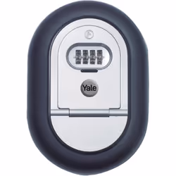 Boîte à clés sécurisée à code programmable 4 chiffres - YALE - Y500 - Résistant aux intempéries et aux effractions - Gris/Noi ...