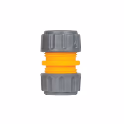 Hozelock Raccord réparateur de tuyau 12,5mm, Connecteur de tuyau, Femelle/Femelle, PVC, Gris, Orange