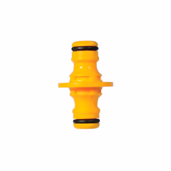Hozelock Accoupleur double mâle, Connecteur de tuyau, Mâle/Mâle, PVC, Jaune