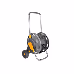 Hozelock Dévidoir chariot 60 m, Chariot sur roues, Manuel, Fonctionnel, Vert, Métal, Plastique, Acier, 60 m