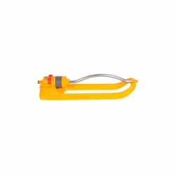 Hozelock Arroseur rectangulaire Plus 260 m², Système d'aspersion d'eau oscillant, 260 m², 10 bar, Argent, Jaune