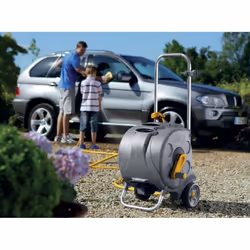Hozelock Chariot compact avec tuyau de 30m