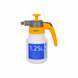 Hozelock Pulvérisateur à pression Spraymist 1,25 L, Pulvérisateur de jardin à main, 1,25 L, Jaune, Blanc, Polyvinyl chloride ...