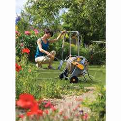 Hozelock 60m Metal Cart with 30m Hose