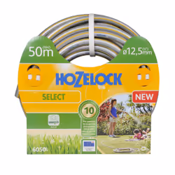Hozelock 6050P0000, 50 m, Gris, Jaune, Tuyau seulement, PVC, 1,25 cm, France